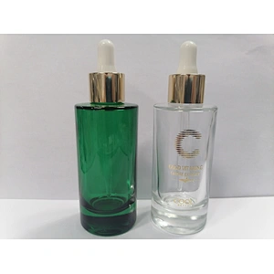 Manufacturer   Glass Dropper Bottles 50ml Fancy Dropper Bottles  packaging for oil/serum OEM with logo printed or hot foiled