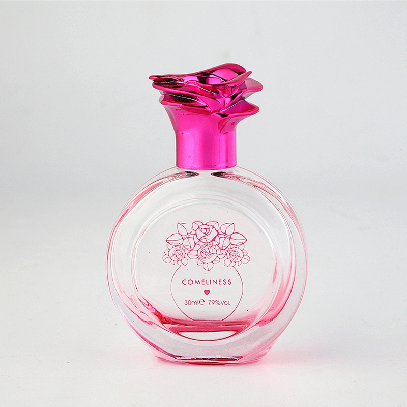 Spray Bottle Pink Stock Empty Perfume Refillable Glass Glass Material Skin Care Cream Skincare Packaging,cream Packaging Round