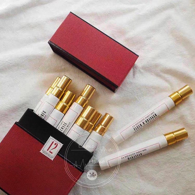 Safety Luxury Sprayer Bottles Plastic Aluminum Cover 10Ml Perfume Bottles