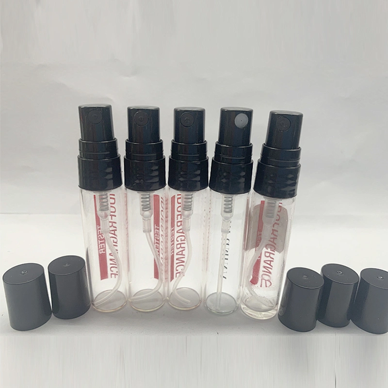 Screw Neck 5ml glass pen spray bottle Sample Test Tube Thin Glass Vials