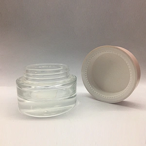 Wholesale 30g 50g thick bottom plastic lid cosmetic jar cream bottle