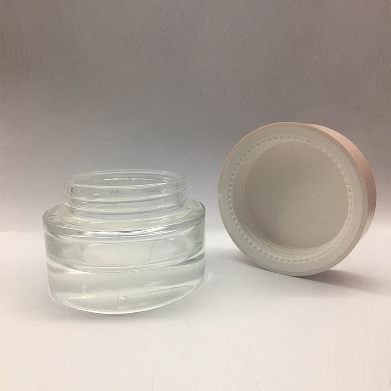 Wholesale 30g 50g thick bottom plastic lid cosmetic jar cream bottle