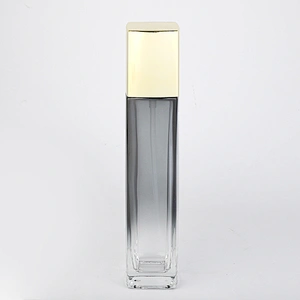 Hot selling high-end black empty liquid lotion glass bottle