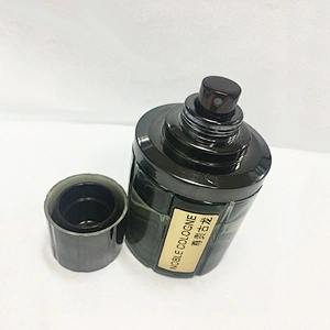 Wholesale High end Double plastic lid Glass Spray Empty Perfume Bottles