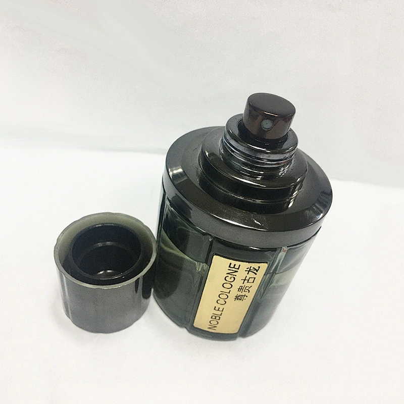 Wholesale High end Double plastic lid Glass Spray Empty Perfume Bottles