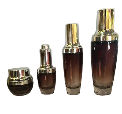 Glass Skincare Cosmetic Packaging / Cosmetic Jars Packaging for Personal Care