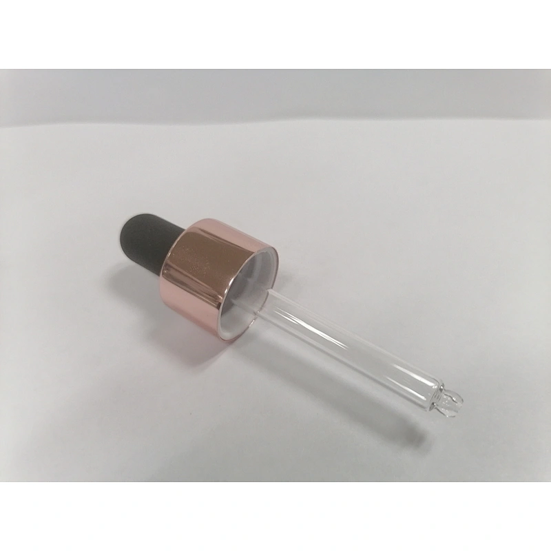30 ml rubber head empty essential oil dropper bottle cosmetic packaging for lotion with color skin care