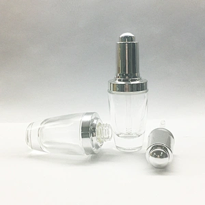 Unique Shaped  Fancy Custom Empty Mini 100ml   Glass  Bottles Transparent Customize OEM