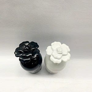 High quality refillable custom ceramic 50ML perfume glass bottle