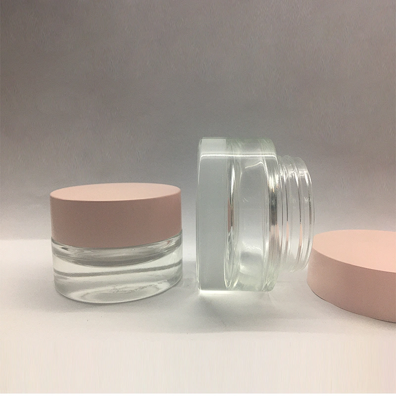 Wholesale 30g 50g thick bottom plastic lid cosmetic jar cream bottle