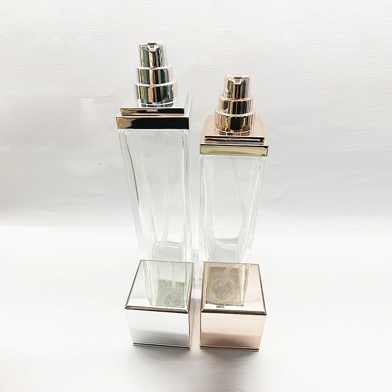 Unique Shaped  Fancy Custom Empty Mini 100ml   Glass  Bottles Transparent Customize OEM