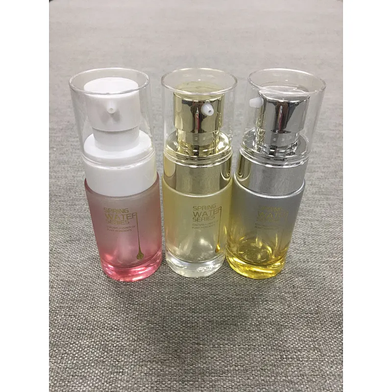 Make up  packaging painting glass  cosmetic bottles for lotion, serum, toner and cream. Customized color, logo are welcome