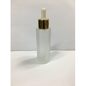 Hot selling White color Cylinder Glass Dropper Bottle 60ml in Stock Sell with 1pc 1 piece  China manufacturer