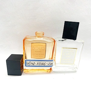 customized  Empty Glass Cap Perfume Bottle Refillable 25Ml Perfume Bottle