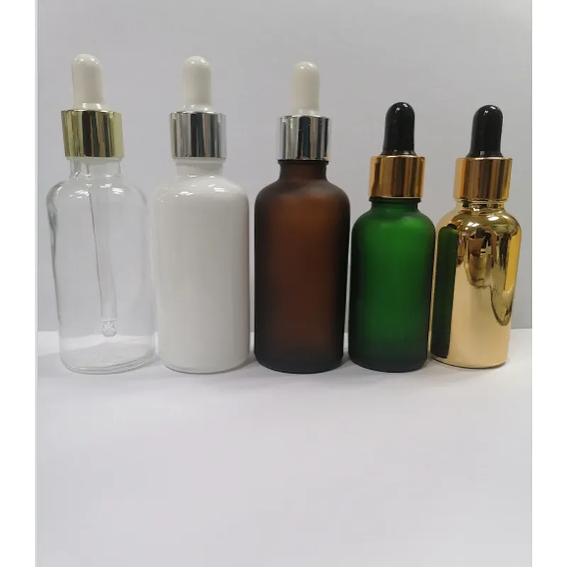 Good Sealing Performance Empty Glass Dropper Bottles 30ml Fancy Dropper Bottles packaging