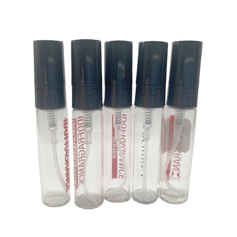 Screw Neck 5ml glass pen spray bottle Sample Test Tube Thin Glass Vials