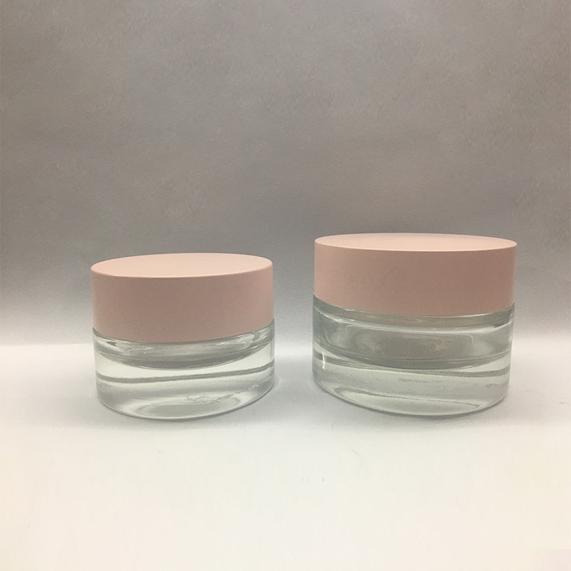 Wholesale 30g 50g thick bottom plastic lid cosmetic jar cream bottle