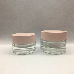 Wholesale 30g 50g thick bottom plastic lid cosmetic jar cream bottle