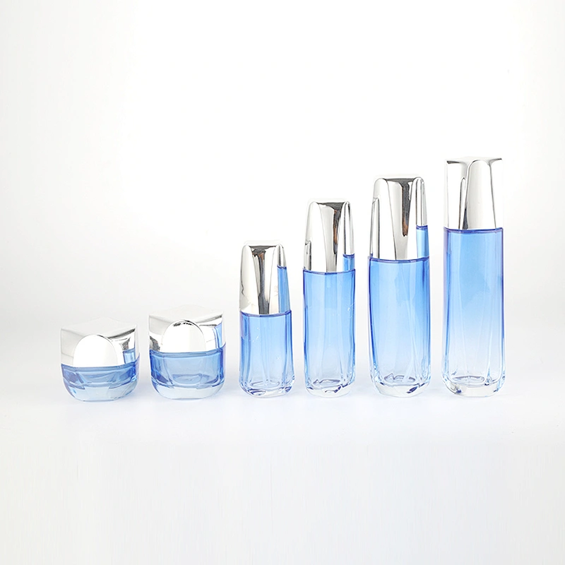 2021 hot selling fashion 50g 40ml 100ml 120ml Stamping Cosmetic Bottle Packaging Lotion Glass Jar