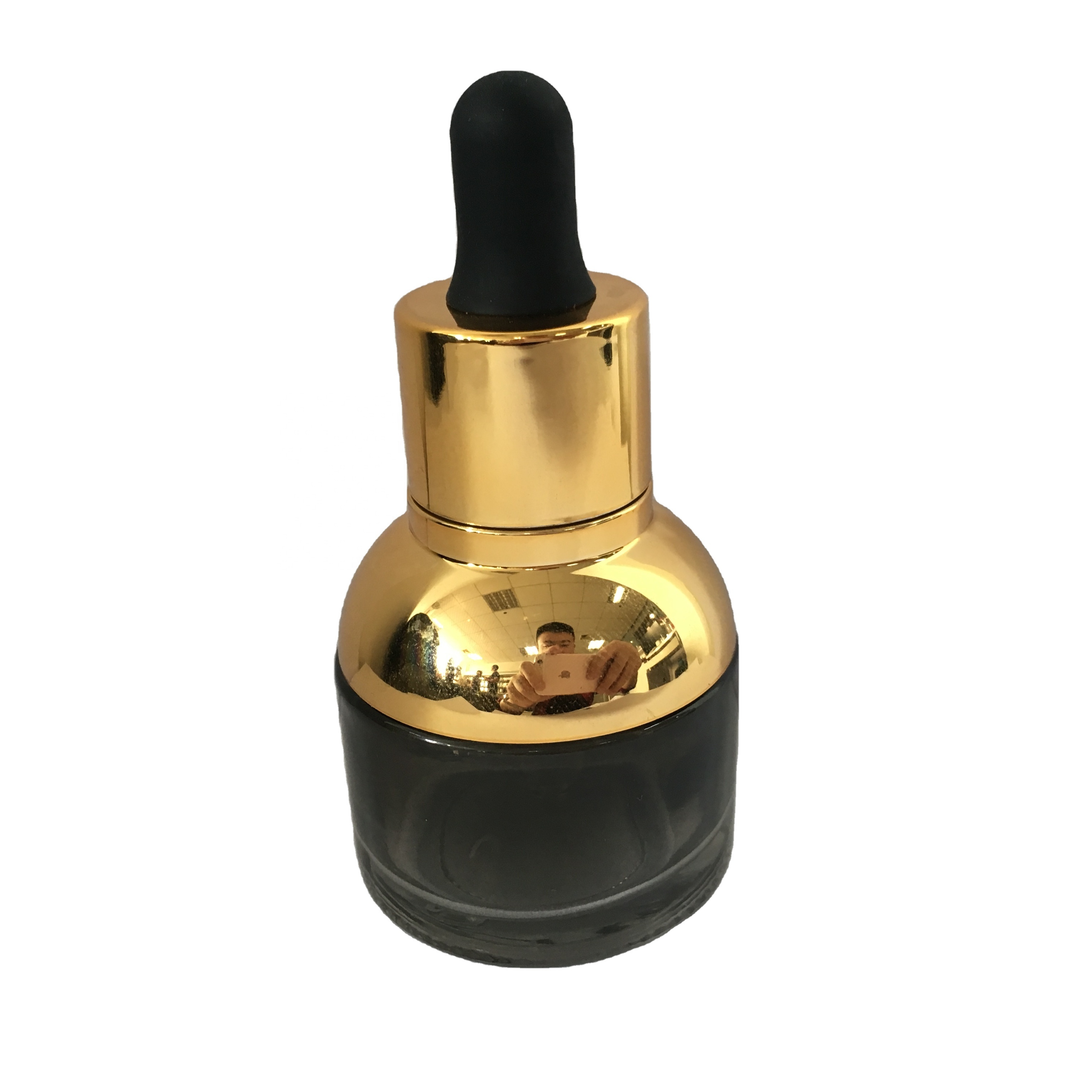 Customized Empty Frosted/Painted Glass Dropper Bottles 30ml, Fancy Dropper Bottles packaging for oil/serum