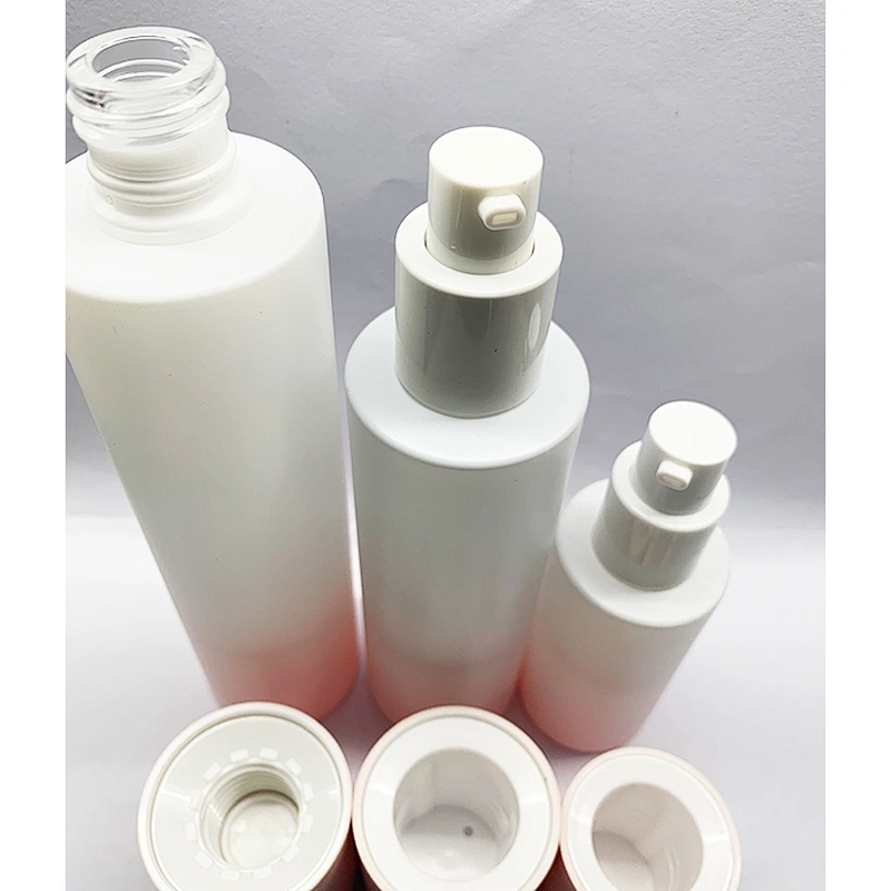Luxury Packaging Skincare Bottle 130Ml 120Ml 100Ml 40Ml Glass Lotion Bottle With Pump
