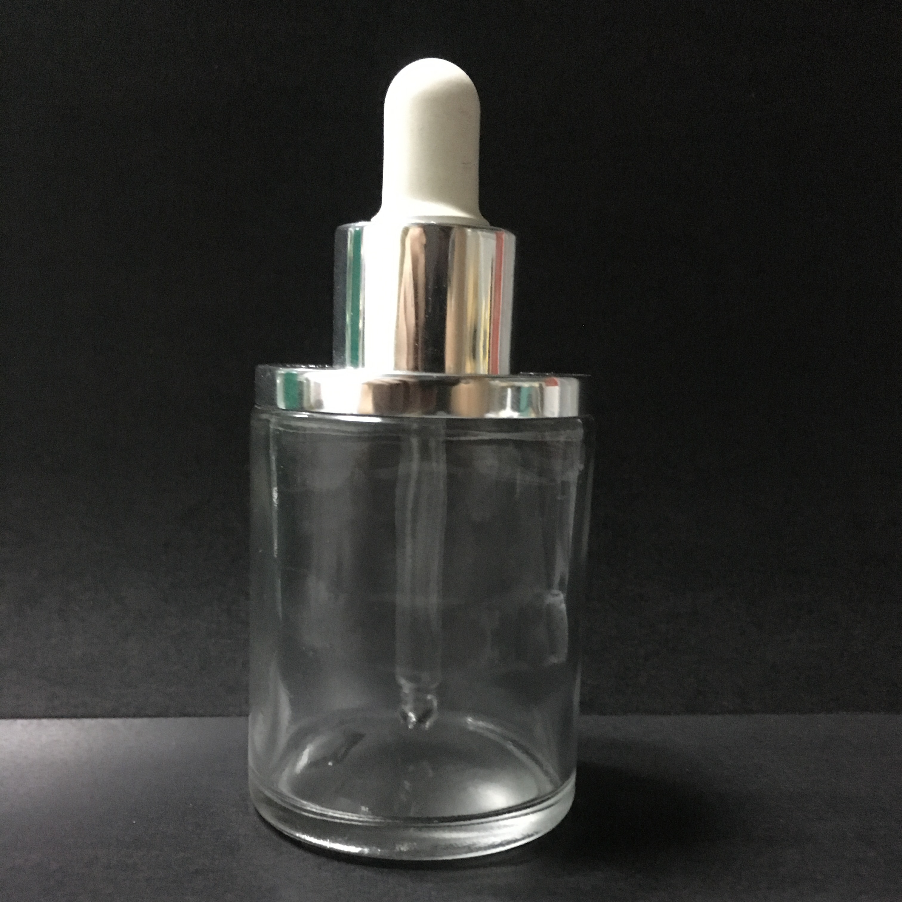 Customized Empty Glass Dropper Bottles 60ml Fancy Dropper Bottles packaging for oil/serum Good Sealing Performance
