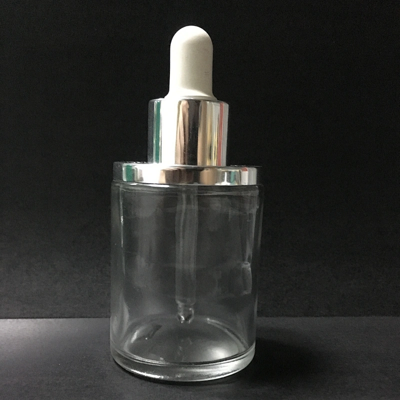 Customized Empty Glass Dropper Bottles 60ml Fancy Dropper Bottles packaging for oil/serum Good Sealing Performance