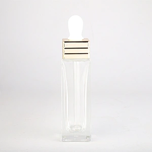 Factory price 30g 50g empty transparent jar with pink lid for lady beauty new design cosmetic container