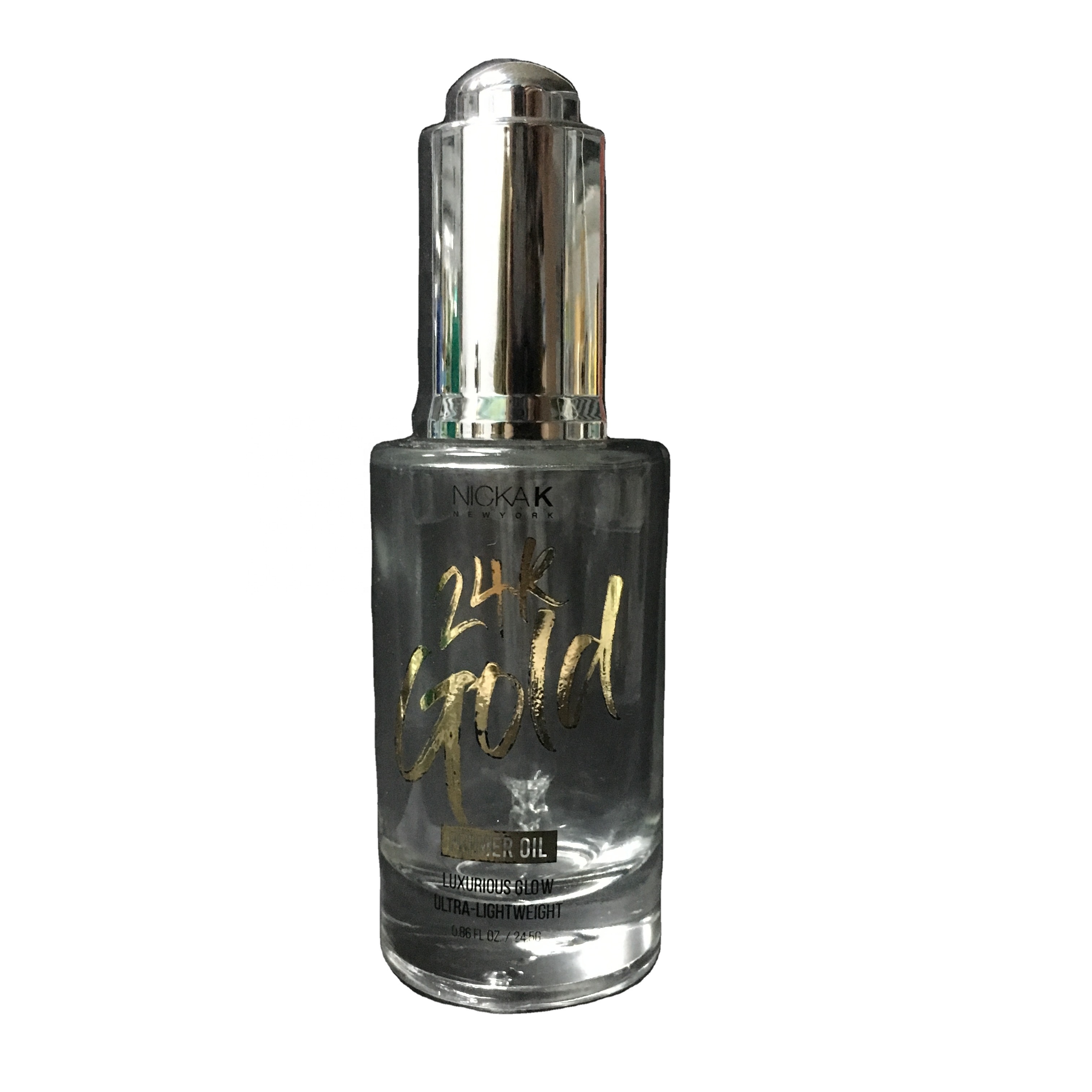 OEM Round 30ml Clear Glass Dropper Bottle Essential Oil/serum Bottles Packaging