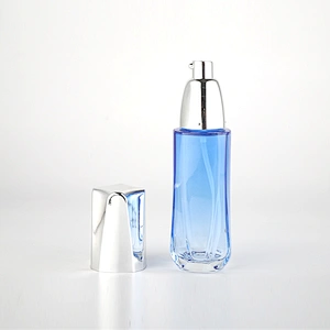 YC041 30G,50G,40ML,60ML,100ML120ML glass round cream bottle lotion bottle set