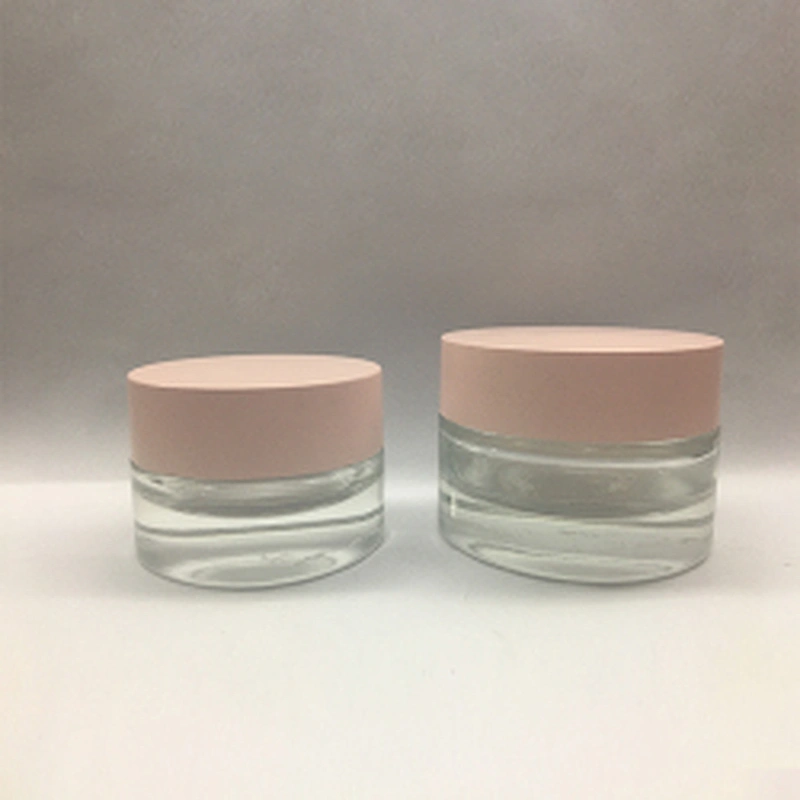 Wholesale 30g 50g thick bottom plastic lid cosmetic jar cream bottle