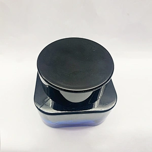 Hot Sale 50g Skin Care Cream Cosmetic Jar Luxury Glass Cream Jars from china Suppliers