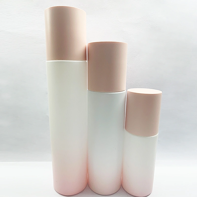 Luxury Packaging Skincare Bottle 130Ml 120Ml 100Ml 40Ml Glass Lotion Bottle With Pump
