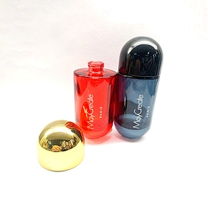 Wholesale customization empty 30ml Exquisite glass perfume bottle with aluminum cap
