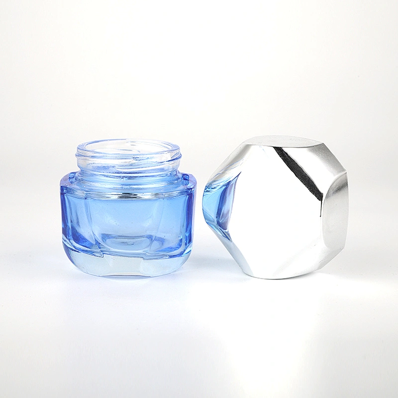YC041 30G,50G,40ML,60ML,100ML120ML glass round cream bottle lotion bottle set