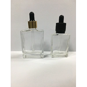 30 50 100ml empty essential oil/serum glass packaging cosmetic dropper bottle with dropper cap, customized color and printing