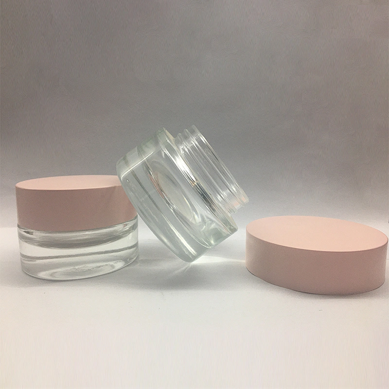 Wholesale 30g 50g thick bottom plastic lid cosmetic jar cream bottle