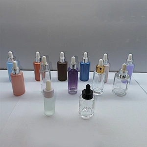 Essential Oil Luxury Opal White Porcelain Glass 30ml Dropper Bottle