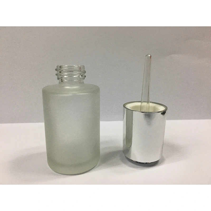 Customized Empty Frosted/Painted Glass Dropper Bottles 30ml, Fancy Dropper Bottles packaging for oil/serum