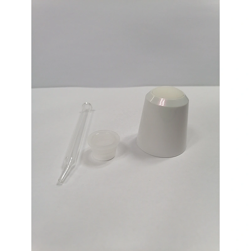 50 ml holographic empty essential oil glass packaging cosmetic press dropper bottle for serum