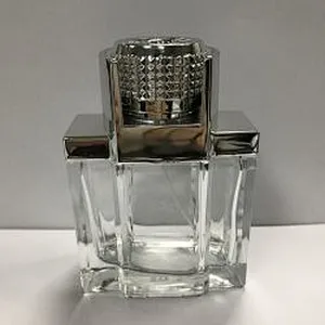 Custom Made Perfume Fragrance Rectangle Glass Bottle 100ml
