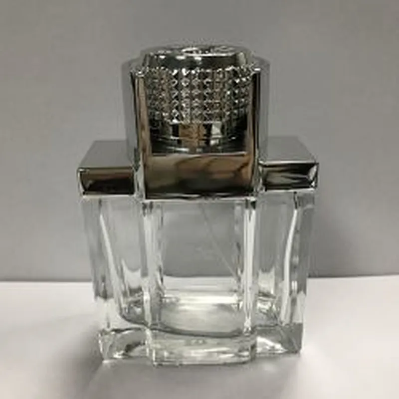 Custom Made Perfume Fragrance Rectangle Glass Bottle 100ml