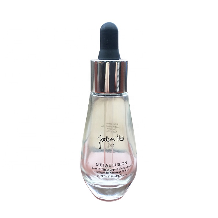 Customized Frosted/Painted Glass Cylinder Dropper Bottles 30ml, Fancy Dropper Bottles packaging for oil/serum, OEM order