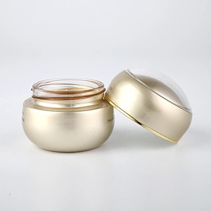 YC046 30G,50G,40ML100ML,120ML Lotion Cream Bottle Set Glass Material Skin Care Cream Skincare Packaging,cream Packaging Round