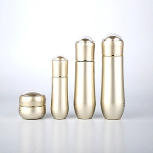 YC046 30G,50G,40ML100ML,120ML Lotion Cream Bottle Set Glass Material Skin Care Cream Skincare Packaging,cream Packaging Round