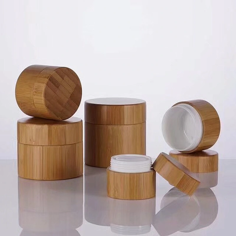 BambooSkincare bamboo Cosmetic Packaging / 50g bamboo jar