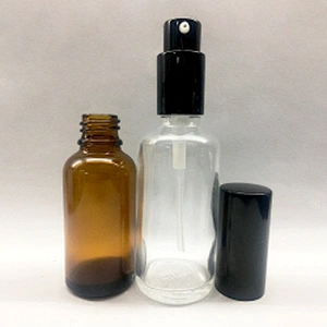 China factory supply Cosmetic packing Glass pump lotion bottle for skin care