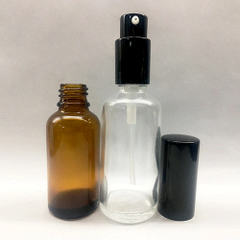 China factory supply Cosmetic packing Glass pump lotion bottle for skin care