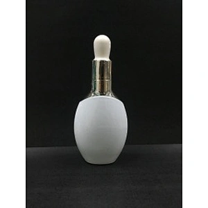 Customized packaging Empty Frosted/Painted Glass Dropper Bottles 15ml,40ml,130ml  for oil/serum
