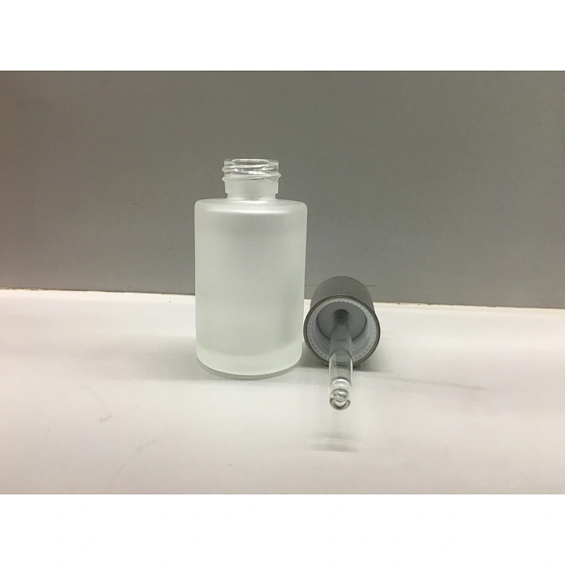 Customized Empty Frosted/Painted Glass Dropper Bottles 30ml, Fancy Dropper Bottles packaging for oil/serum